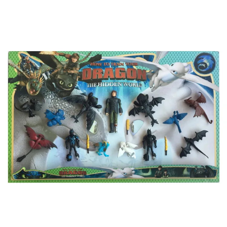Новый action9 дюйм(ов) Night Fury черный/белый Беззубик ПВХ модель дракона рисунок игрушки фильм Как приручить дракона 3 игрушечные лошадки подарки