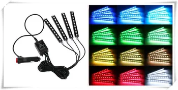 

HOT NEW Car Light Car Auto Remote Control Decorative LED Strip Lamp For Skoda Octavia a5 a7 Yeti Roomster Fabia Rapid Superb