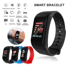 Смарт-браслет ips цветной сенсорный экран фитнес-трекер BT 4,0 умный ремешок для часов пульсометр смарт-браслет часы