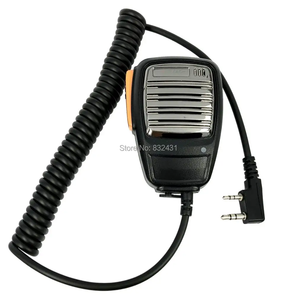 Metal Mask 2 Pin Speaker Mic for Baofeng Kenwood 6