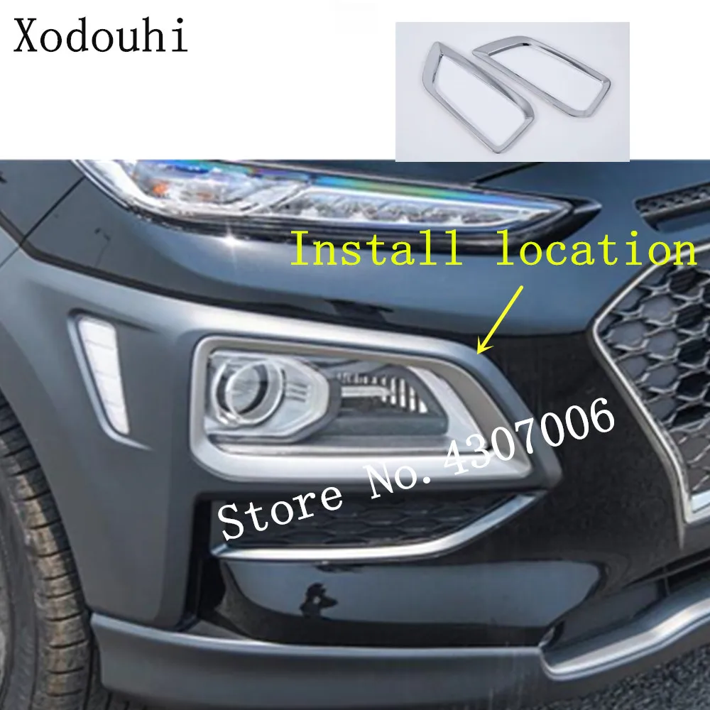 For Hyundai Kona Encino Kauai 2017 2018 2019 Car front fog light font b lamp b