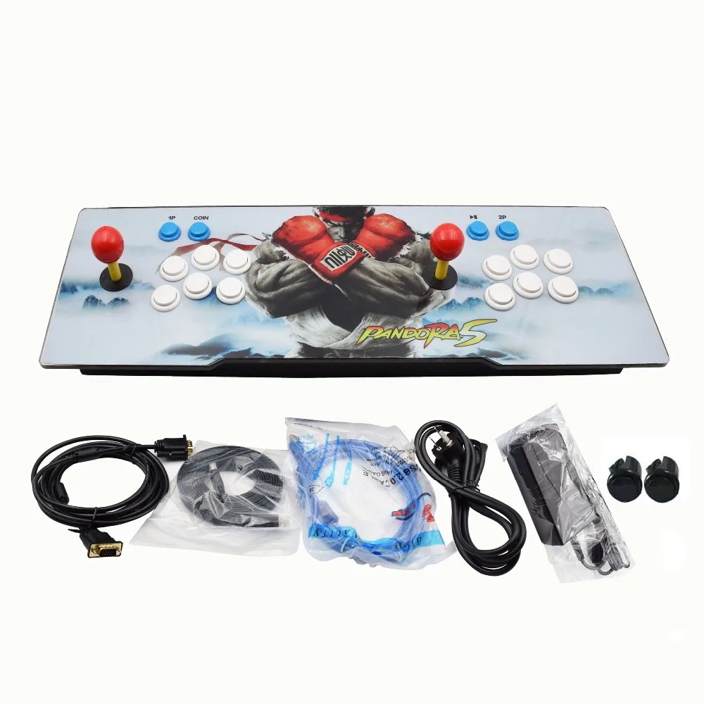 

Newest box Heros 5 2020 in 1 console usb arcade joystick arcade controller game station DIY kit parts buttons For pandora box