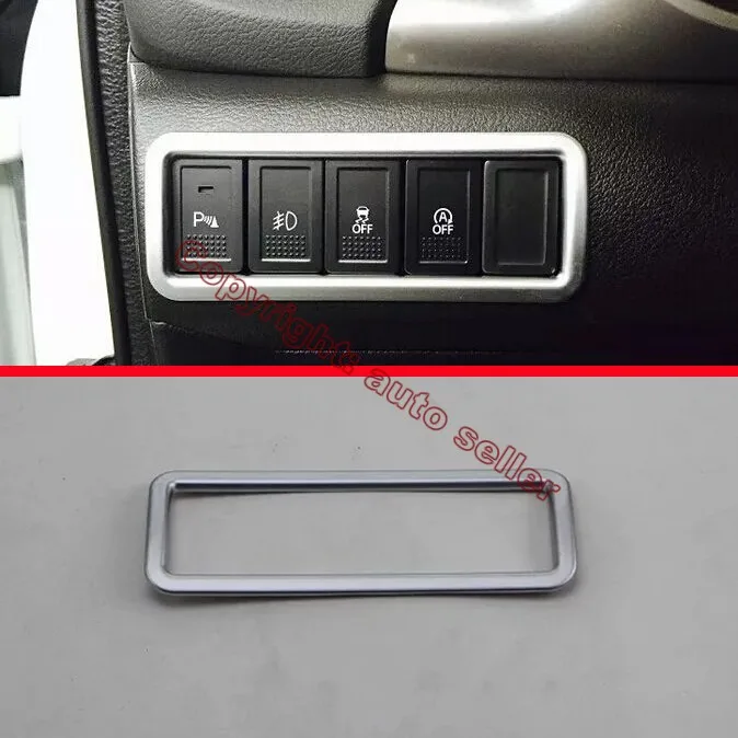 

ABS Pearl Chrome Head Light Switch Control Trim Cover For Suzuki VITARA 2015 2016 Car Accessories Stickers W4