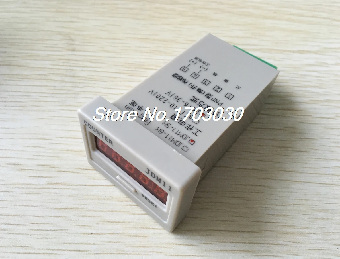 

JDM11-5H Digit Display Electronic Counter Relay Control DC24V 0-99999