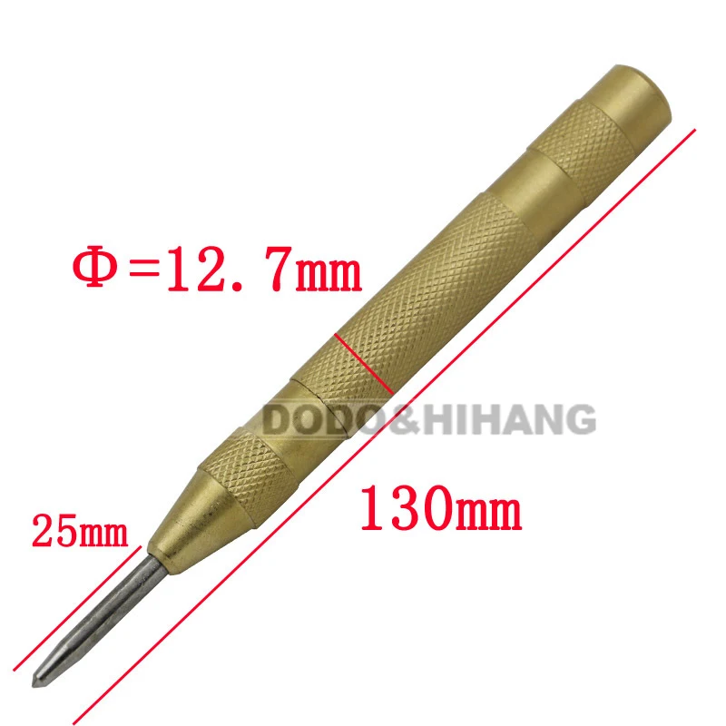 5 Inch Automatic Center Pin Punch Spring Loaded Marking Starting Holes Tool (2)