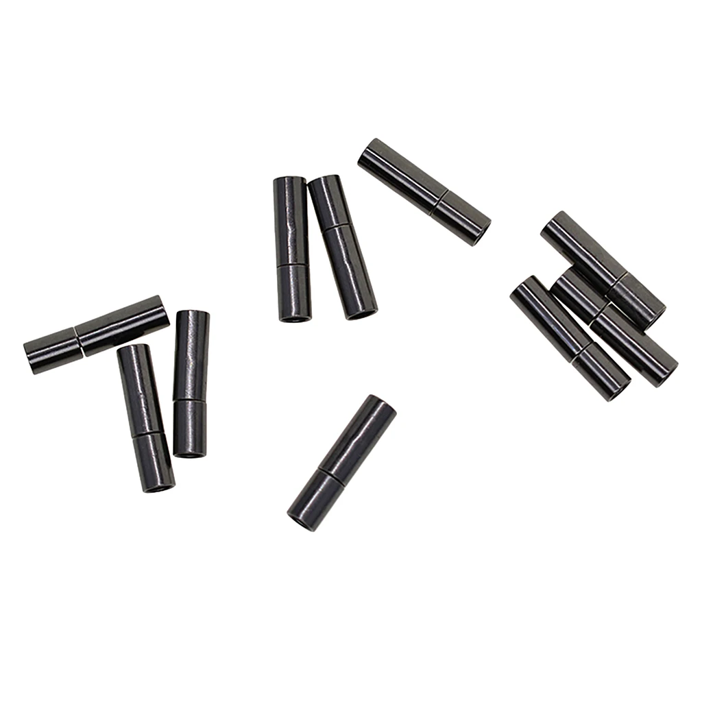 10 Set 3mm Glue In Bayonet Push Tube Clasp Leather Cord End Kumihimo Connector Jewelry Making Findings