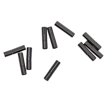 Dailymall 10pcs Leather Cord Glue In Bayonet Push Tube Bracelet End Clasp Findings 3mm 
