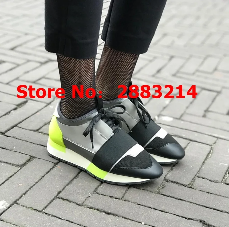 Потрясающие женские дышащие кроссовки для бега в уличном стиле; сезон весна-осень; пара обуви на плоской подошве; мужские дизайнерские туфли для отдыха; европейские размеры 35-42 - Цвет: picture 10