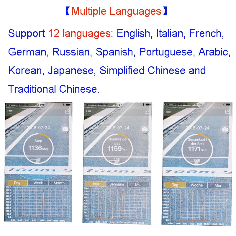 TICCI Men Boys Digital Sports Bluetooth Smart Watch Pedometer Call Message Alert Smartwatch Waterproof Fitness Tracker