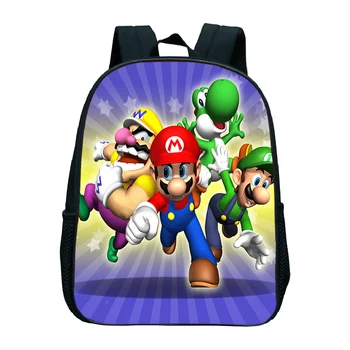 

Cute Super Mario Mini Book Backpack Children Kids Back to School Gift Rucksack Kindergarten Beautiful Mochila