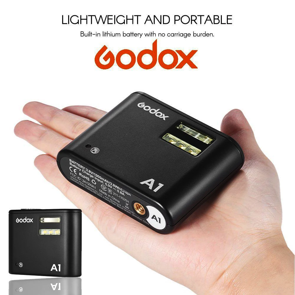 Godox A1 Smartphone Flash System 2.4G Wireless Flash Trigger Constant
