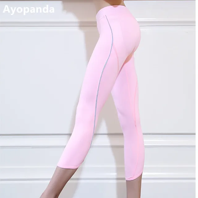 pink running tights