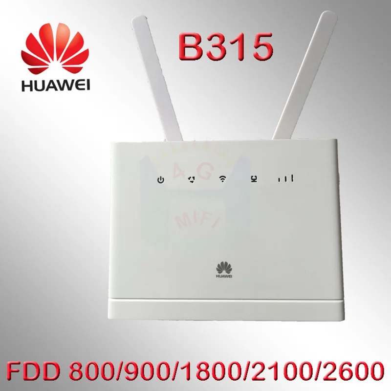 Открыл Huawei b315s-22 150 Мбит/с CAT4 4G LTE FDD CPE WLAN Беспроводной маршрутизатор 3G Wi-Fi мобильного широкополосного доступа PK b310 b593 B593s-22