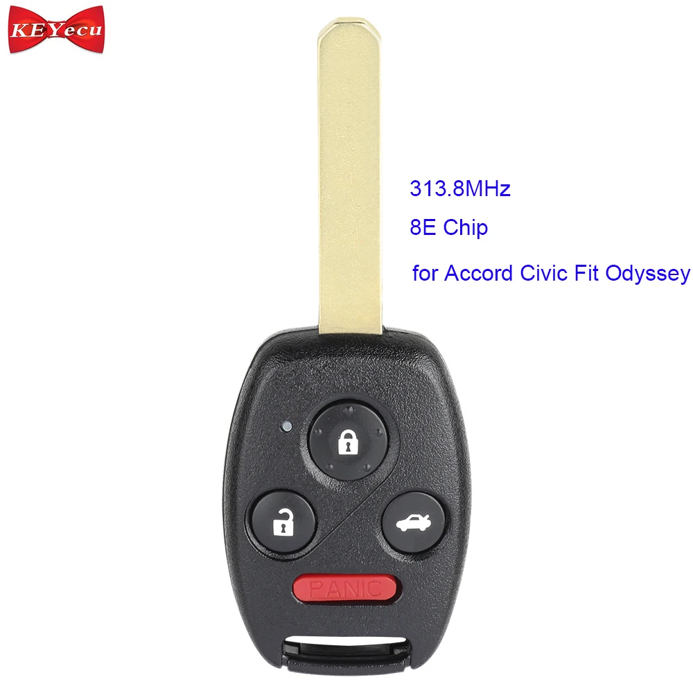 KEYECU для Honda Accord Civic Fit Odyssey 2005 2006 2007 сменный пульт дистанционного управления