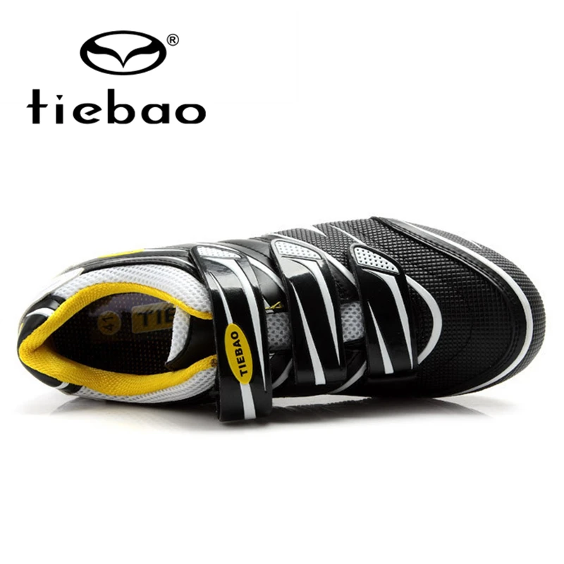 Tiebao MAGIC TAPE самоблокирующиеся кроссовки для мужчин профессиональная дорожная обувь Велосипедное оборудование обувь для шоссейного велоспорта самозапирающаяся обувь для езды
