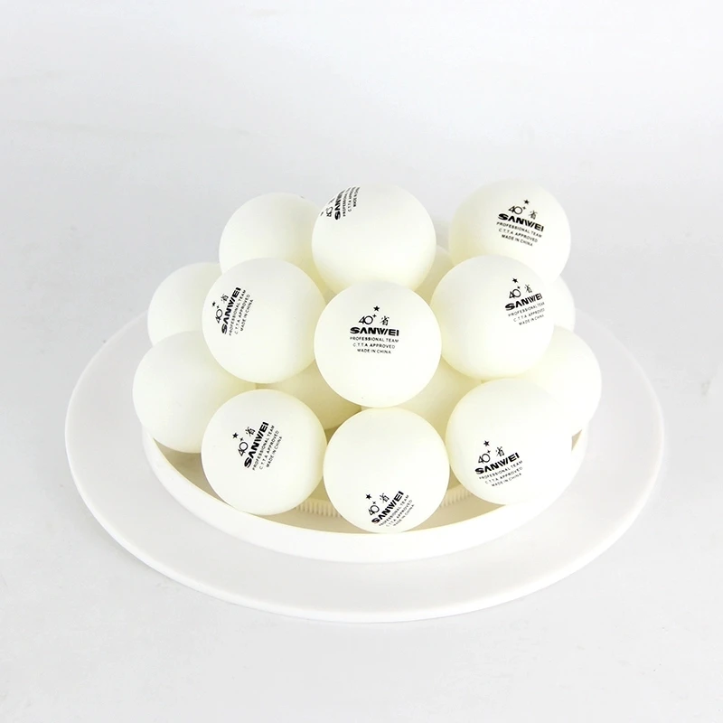 50 balls/100 balls SANWEI table tennis balls 1 star seamed plastic 40+ ABS new material poly ping pong ball tenis de mesa 50 balls/100 balls SANWEI table tennis balls 1 star seamed plastic 40+ ABS new material poly ping pong ball tenis de mesa
