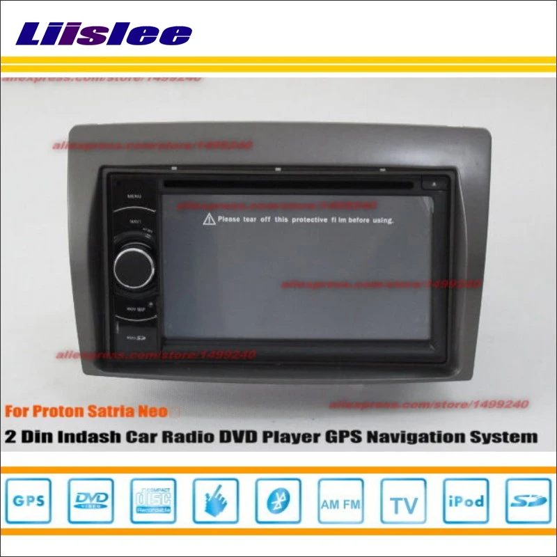 Perfect Liislee For Proton Satria 2006~2014 - Car Radio Stereo CD DVD Player GPS NAVI HD Touch Screen Audio Video Navi Navigation System 1