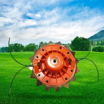 

2019 NEWEST Universal Trimmer Head Lawn Mower Grass Trimmer Double Head Accessories Garden Grass Trimmer Head For Lawn Mower