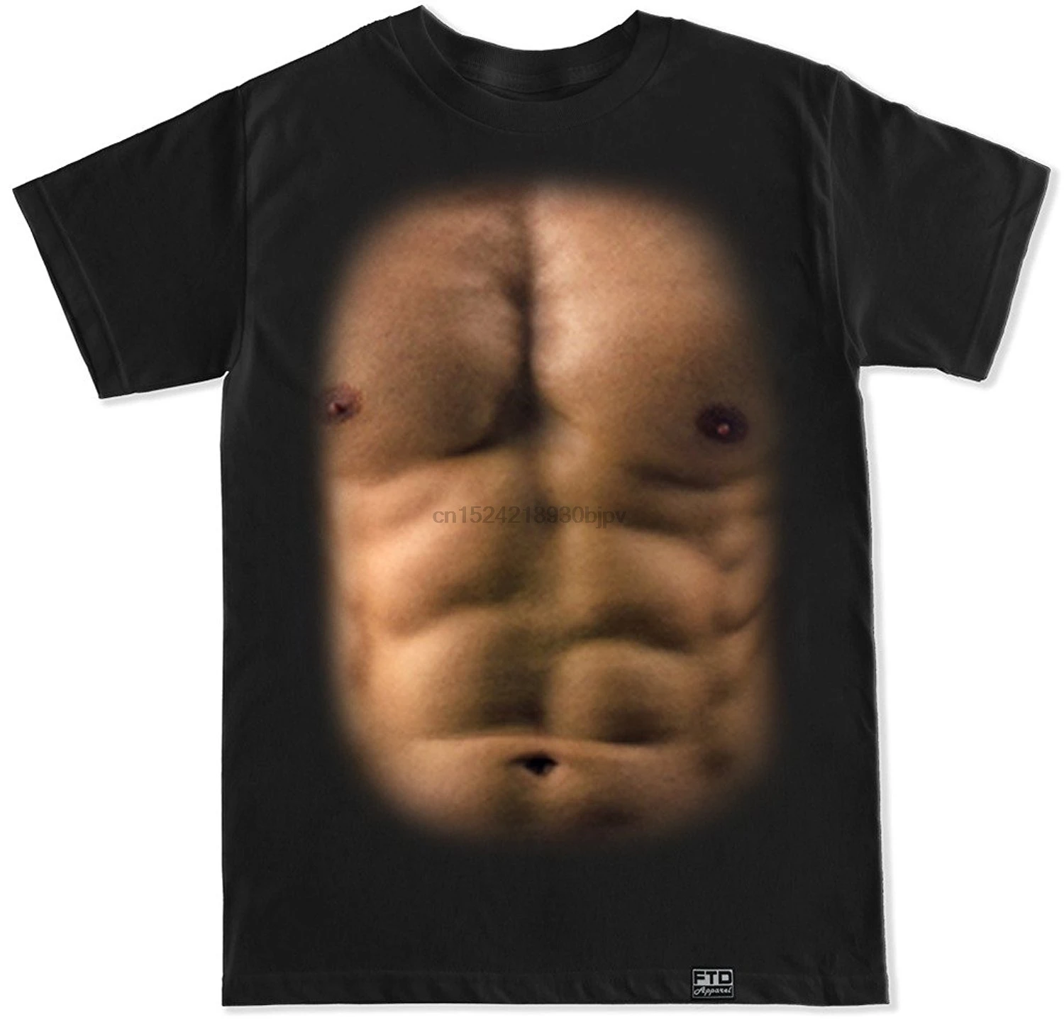 

High Quality For Man Better Apparel Men& 6 Pack Abs T Shirt