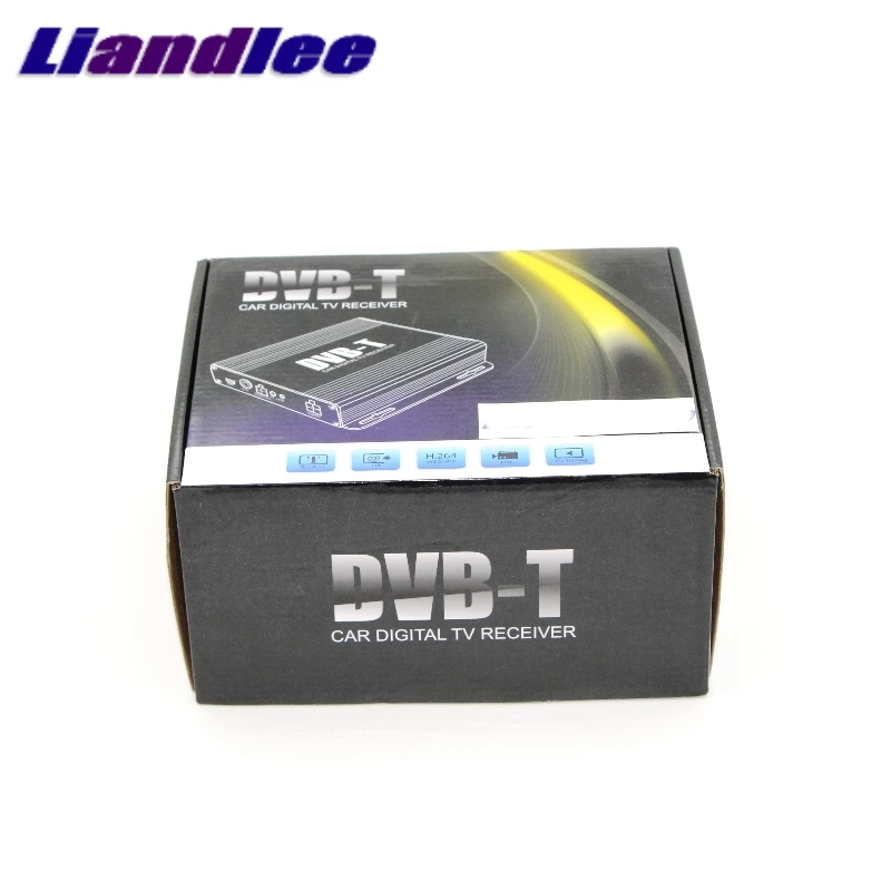 Liandlee Car DVB-T Digital Channel Mobile TV Box DC 12V ~ DC 24V PAL NTSC TV System 4