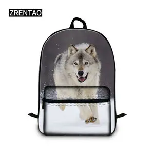 school rucksack wolf