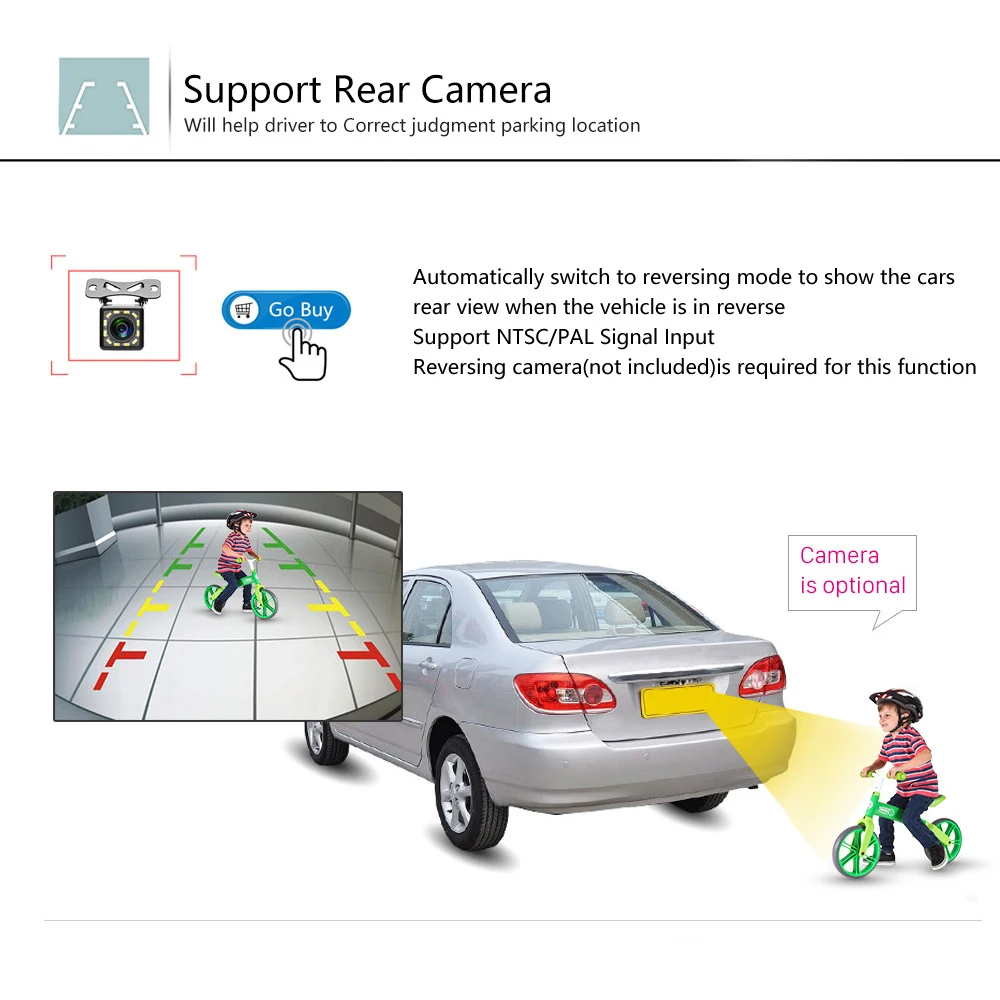 Camecho " 2din Android 8,1 автомобильный радиоприемник gps навигация wifi Buletooth для Volkswagen Skoda Octavia Golf 5 6 touran passat B6 стерео