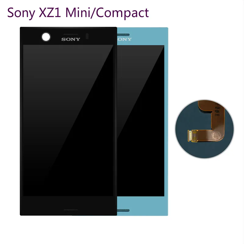 Original 4.6'' For Sony Xperia XZ1 Compact XZ1 mini LCD Display Touch Screen Digitizer Assembly 