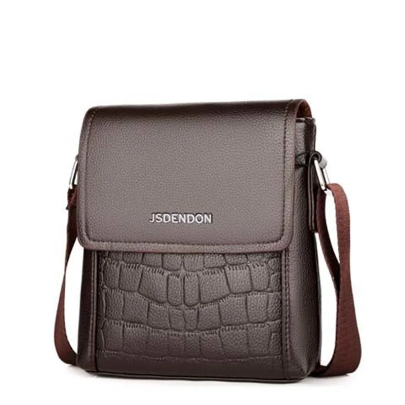 Kopen Mode PU Leer Mannen Designer Hoge Kwaliteit Schoudertas Casual Kantoor Messenger Bags Kleine Flap man Crossbody voor Mannen Handtassen
