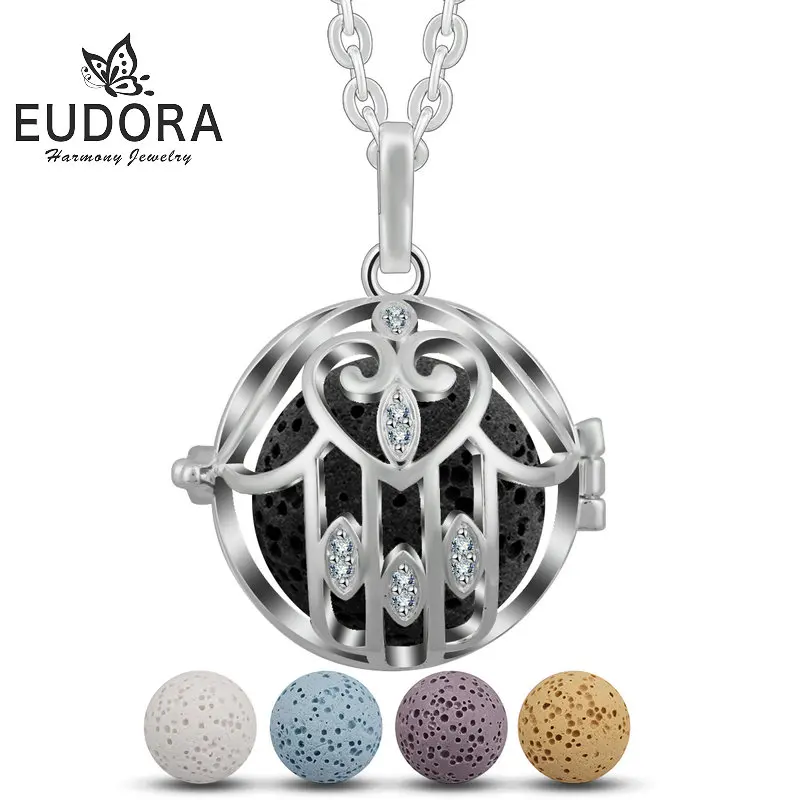 Ожерелье EUDORA с подвеской Рука Фатимы глаз Бога подходит для женской цепочки на