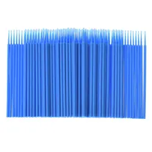 6 цветов, 100 шт одноразовые палочки с двойной головкой, пластиковые палочки для бровей, инструменты для макияжа ресниц