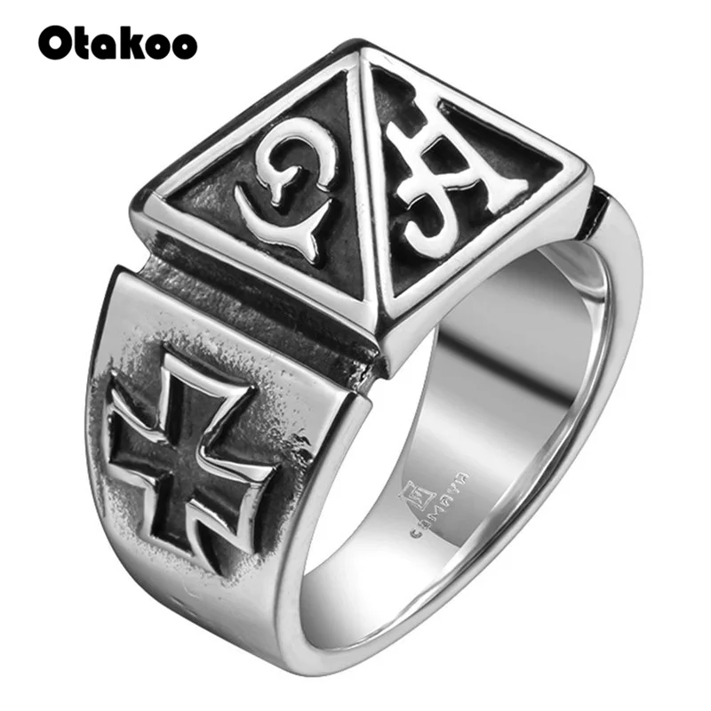Otakoo 316L модный стиль из нержавеющей стали для мужчин и женщин ретро ювелирные