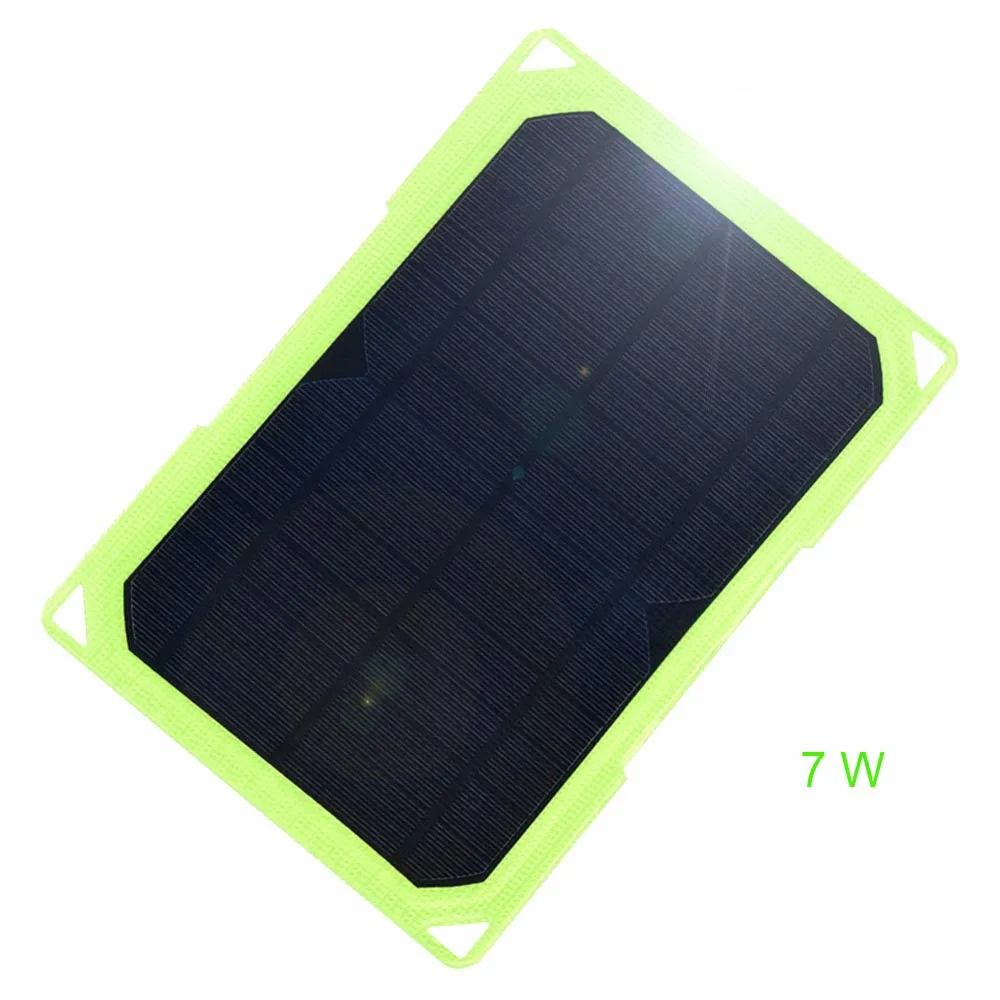 Портативное зарядное устройство Xinpuguang ETFE 7 Вт 6 в USB с гибкой солнечной