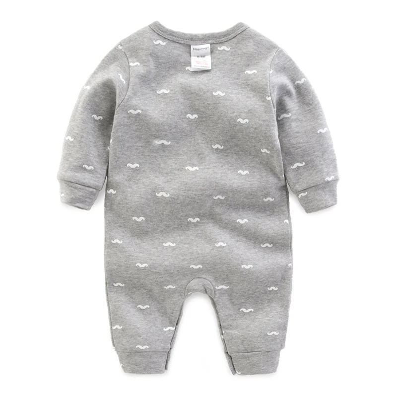 2019 ربيع الخريف طفل رضيع الملابس الوليد القطن بأكمام طويلة طفل الملابس ، شهم نمط رومبير طفل سيامي الملابس