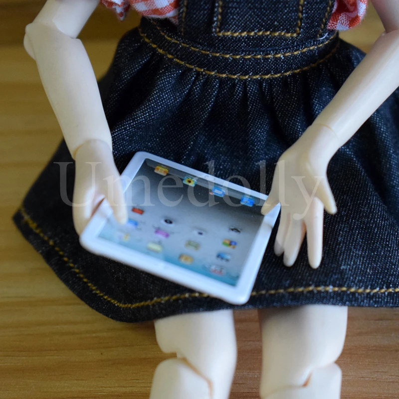 1PSC кукольный домик Miniatuer мини моделирование IPAD для Blyth, Barbi, BJD ролевые игры дом мебель Декор Аксессуары игрушка для девочки