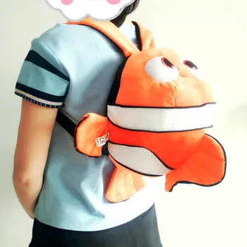 

Finding Nemo plush fish backpack shoulder bag children gift