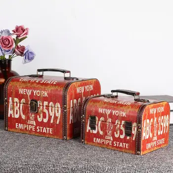 

Vintage Women Jewelry Storage Box Portable Display Case Organizer Portable Handle Jewelry Display Earring Necklace Box Holder