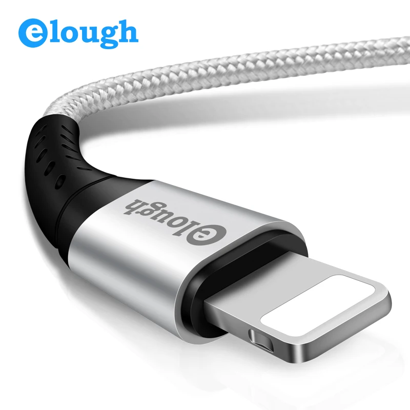 Koop Elough USB Kabel voor iPhone 7 8 X XR 6 6 s 5 SE plu Snel Opladen Mobiele Telefoon Oplader kabel voor iPad Mini Air USB Data Kabel 2 m