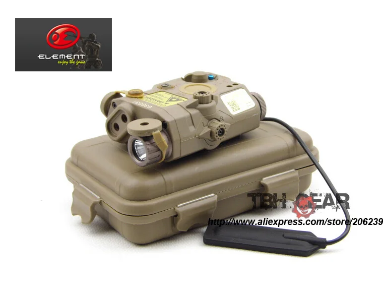 Element LA PEQ15 Tactical Flashlight Red Laser Sight Combo With IR Infrared Free shipping SKU12020082