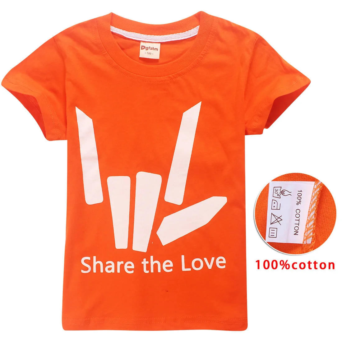 Молодежная футболка с надписью Share The Love разных цветов Детская черно белая