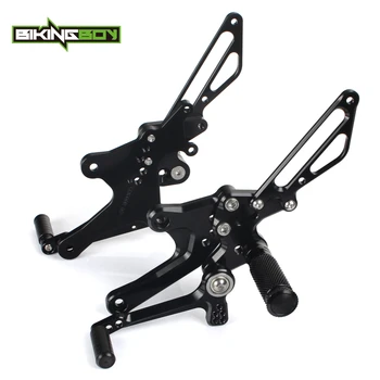 

BIKINGBOY Rear Sets Foot Pegs Rests for Honda CB 1000 R 08 09 10 11 12 13 14 15 16 CB1000R Footpegs Rearsets 6 Adjust Positions