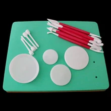 Горячая помадка торт Подушка Губка украшения из мастики Кондитерские инструменты инструмент