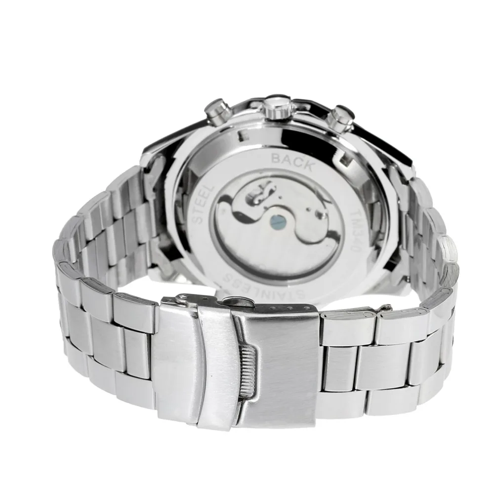 Forsining Classic Automatic Stainless Steel China Wholesale Luxury Men Gold color Watches