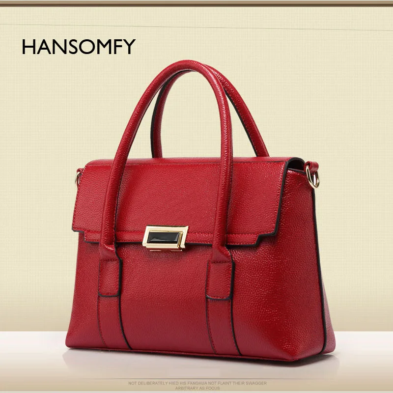 

HANSOMFY 2017 new handbag fashion handbag and messenger bag briefcase bags