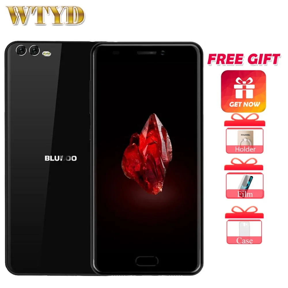 BLUBOO D2 смартфон с 5 2 дюймовым дисплеем четырёхъядерным процессором MTK6580A ОЗУ 1 ГБ