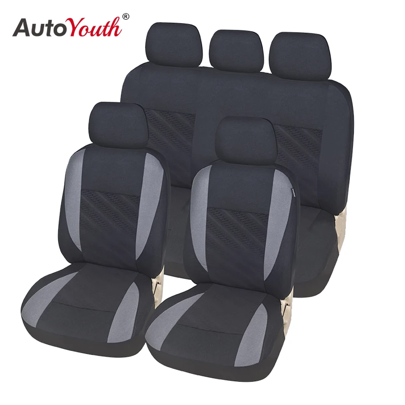 Car Seat Covers Flocking Cloth Jacquard Airbag Compatible And