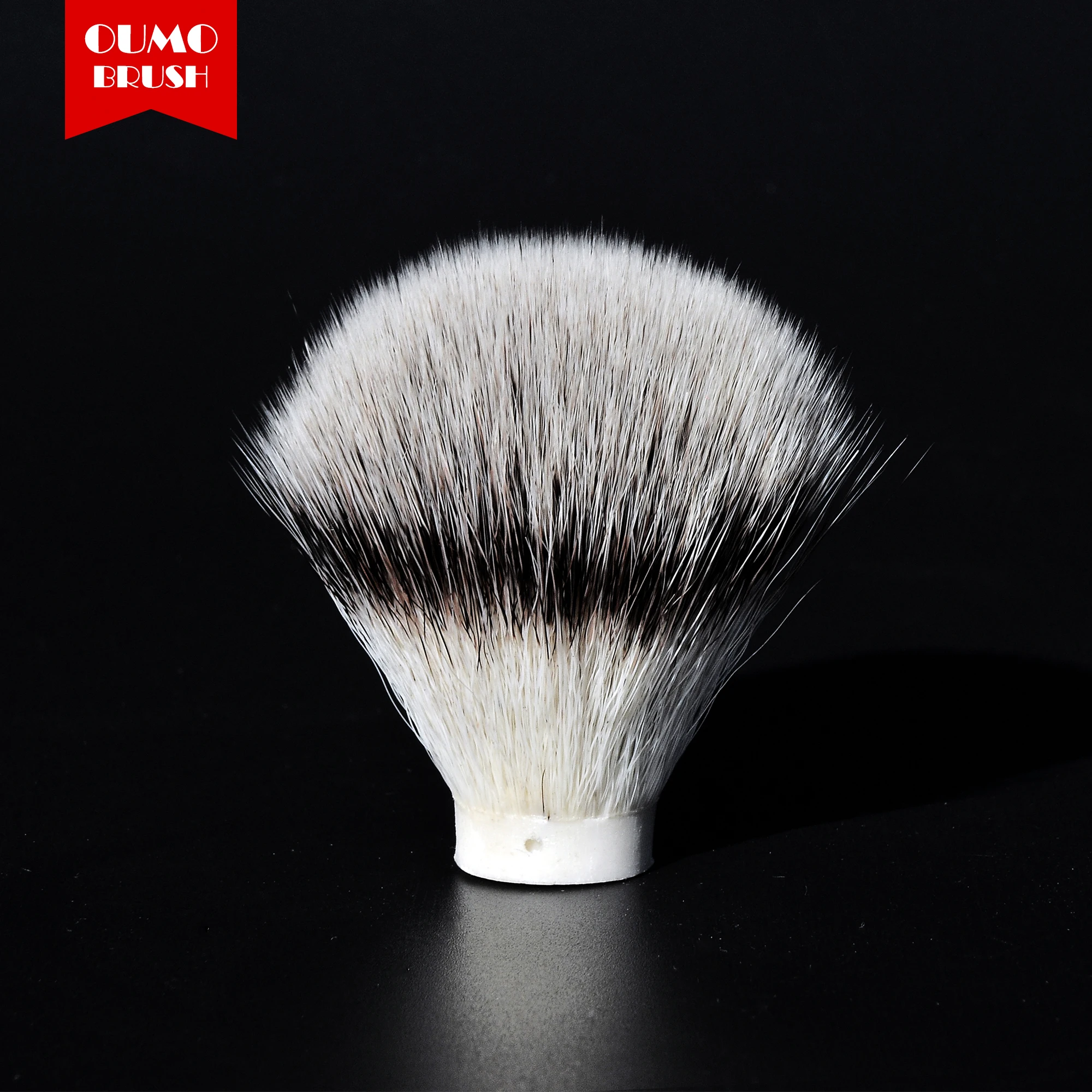 OUMO BRUSH The new generation synthetic hair shaving brush knot gel tip