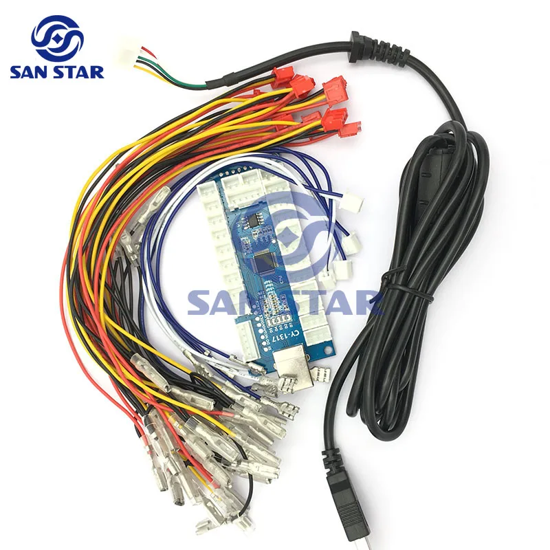 

New Arrival LED Game Control board Arcade Controller Support PS/3 PC Android Xbox 360 for Windows Game Accessory
