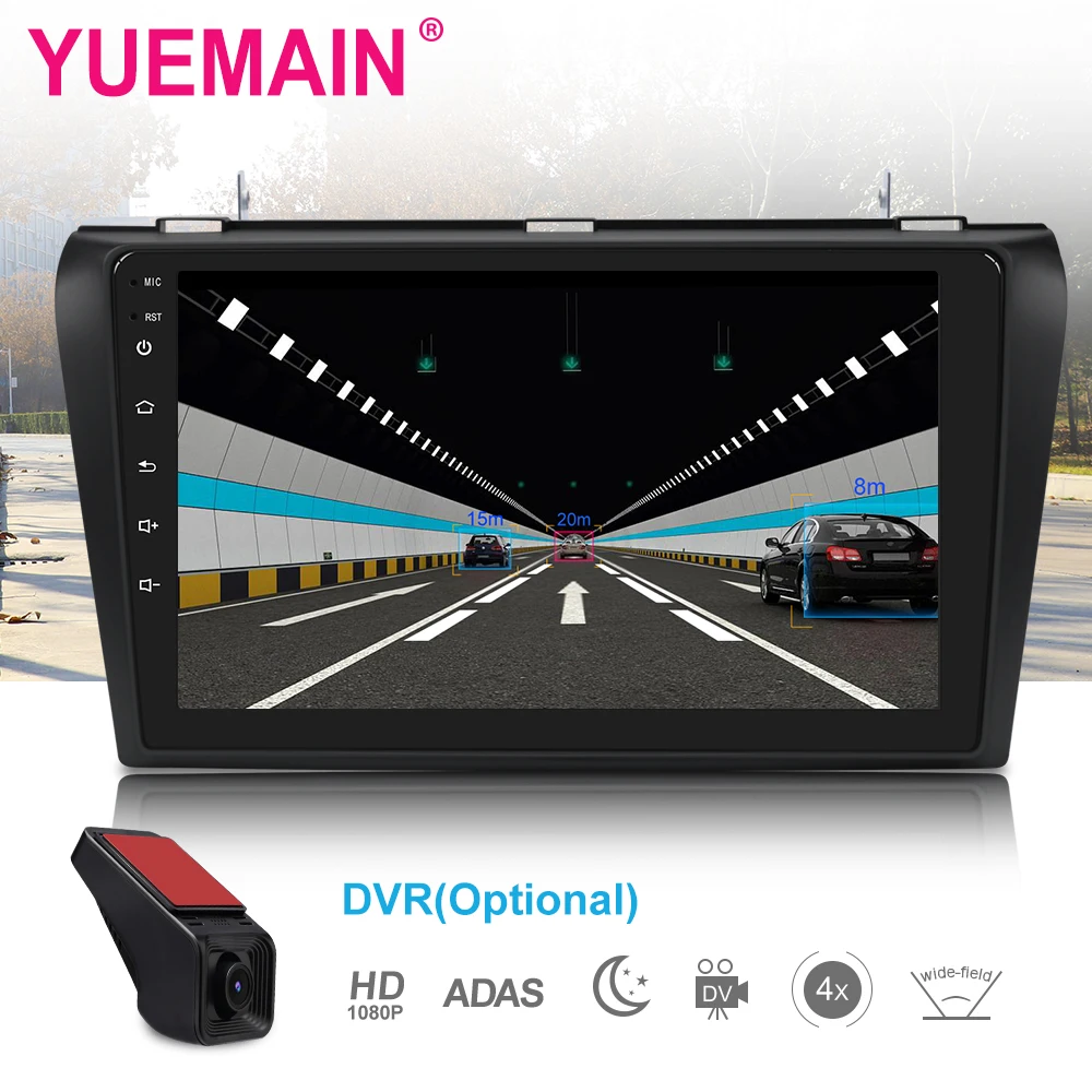 YUEMAIN 2Din Android 8.1 Car Multimedia Radio Player For Mazda 3 2004-2009 Autoradio Tape Recorder GPS Navigation WIFI Camera YUEMAIN 2Din Android 8.1 Car Multimedia Radio Player For Mazda 3 2004-2009 Autoradio Tape Recorder GPS Navigation WIFI Camera