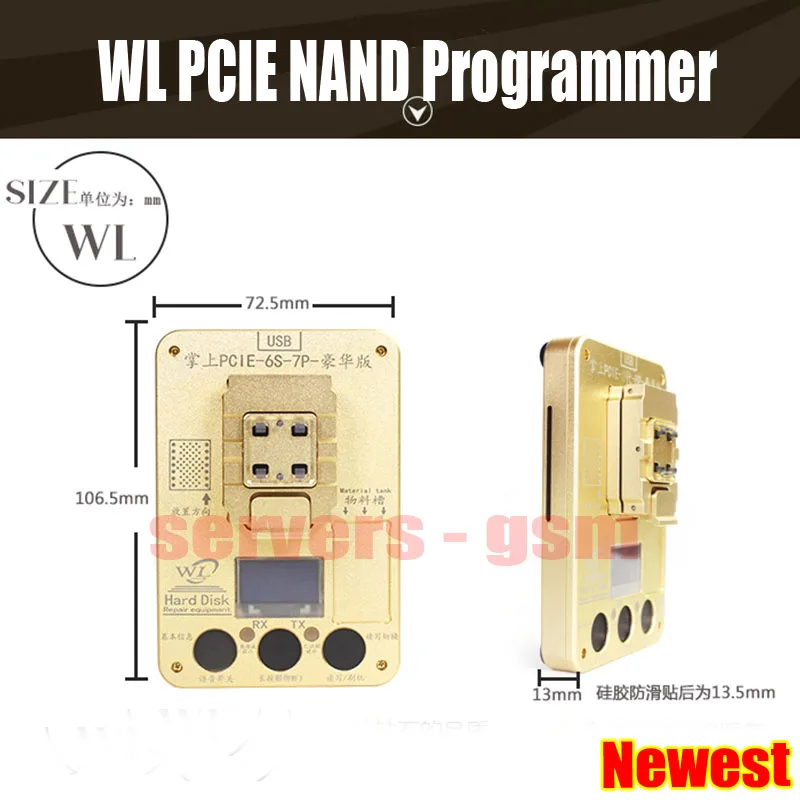 WL PCIE NAND Flash ic chip для iPhone SE 6s p 7 7P PRO инструмент ремонта и тестирования диска