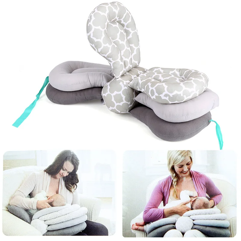 

Baby Pillows Multifunction Nursing Breastfeeding Layered Washable Cover Adjustable Model Cushion Infant Feeding Pillow